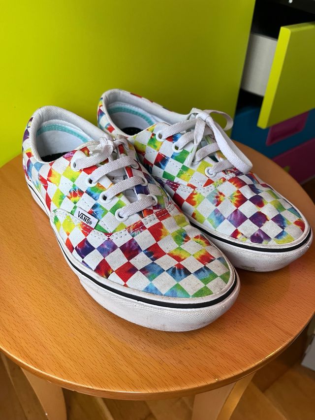 Zapatos Vans ComfyCush Era Tie-Dye Checkerboard