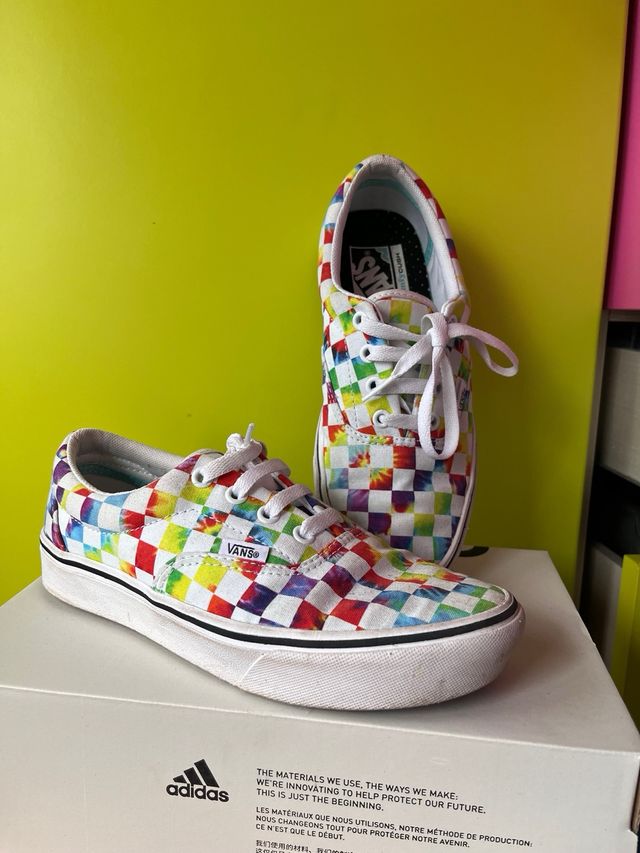 Zapatos Vans ComfyCush Era Tie-Dye Checkerboard