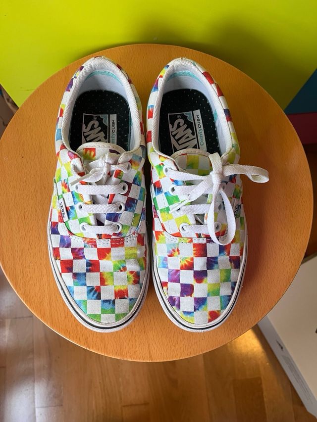 Zapatos Vans ComfyCush Era Tie-Dye Checkerboard