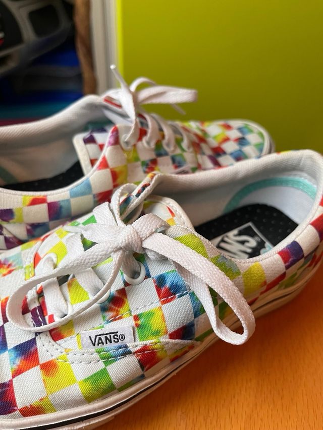 Zapatos Vans ComfyCush Era Tie-Dye Checkerboard