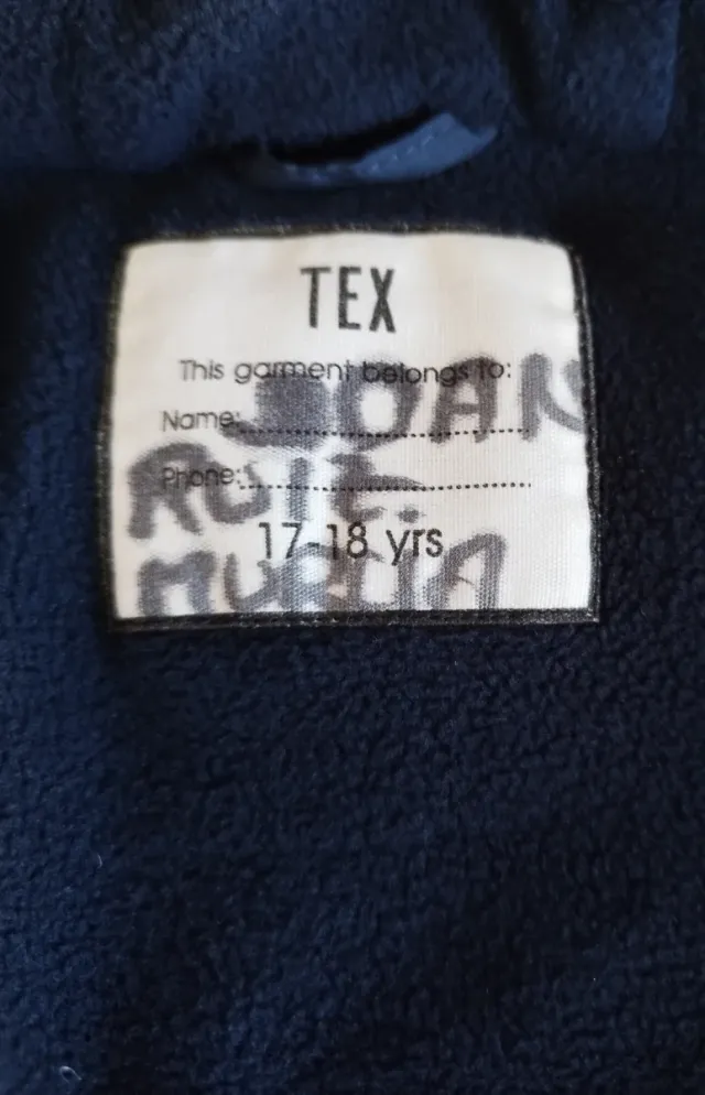 Chaqueta acolchada azul TEX T. S.