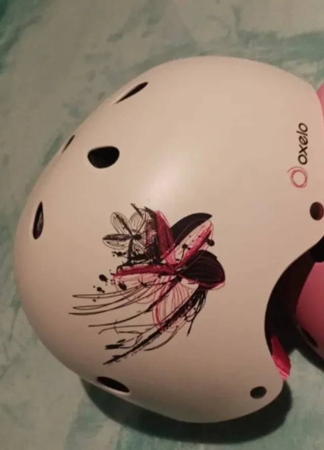 Casco Oxelo patinaje/bicicleta blanco