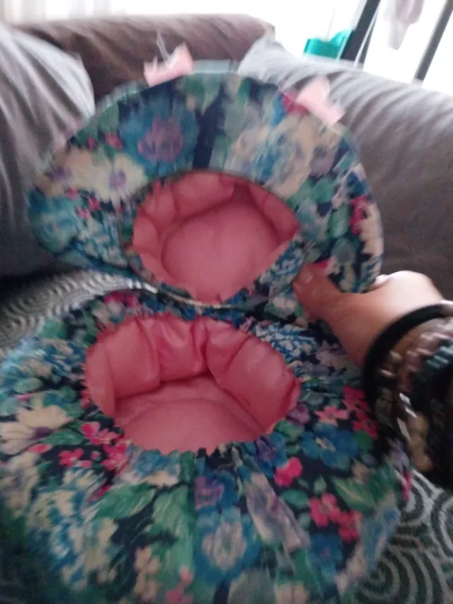 Joyero guardamedias floral