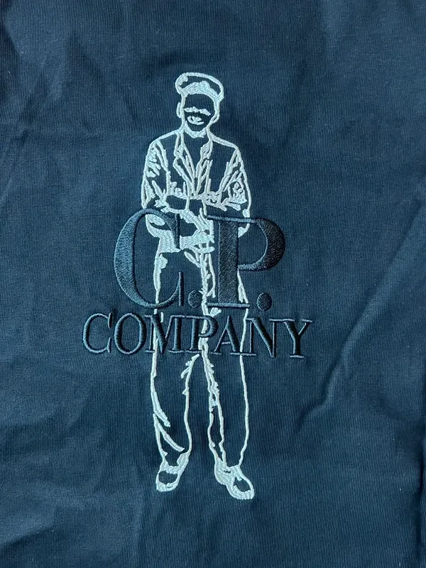 T-shirt C.P. Company nera taglia M