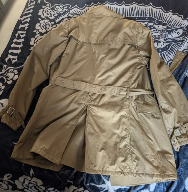 Gabardina Diesel Beige Talla XL