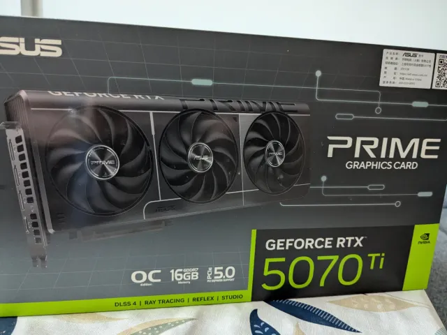 Tarjeta Grafica ASUS PRIME RTX 5070 Ti 16GB