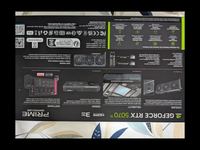 Tarjeta Grafica ASUS PRIME RTX 5070 Ti 16GB