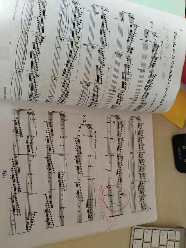 Libro Czerny Escuela de Velocidad Op. 299