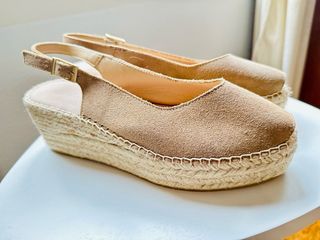 Sandalias Macarena Beige Talla 38