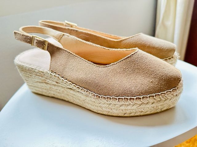 Sandalias Macarena Beige Talla 38