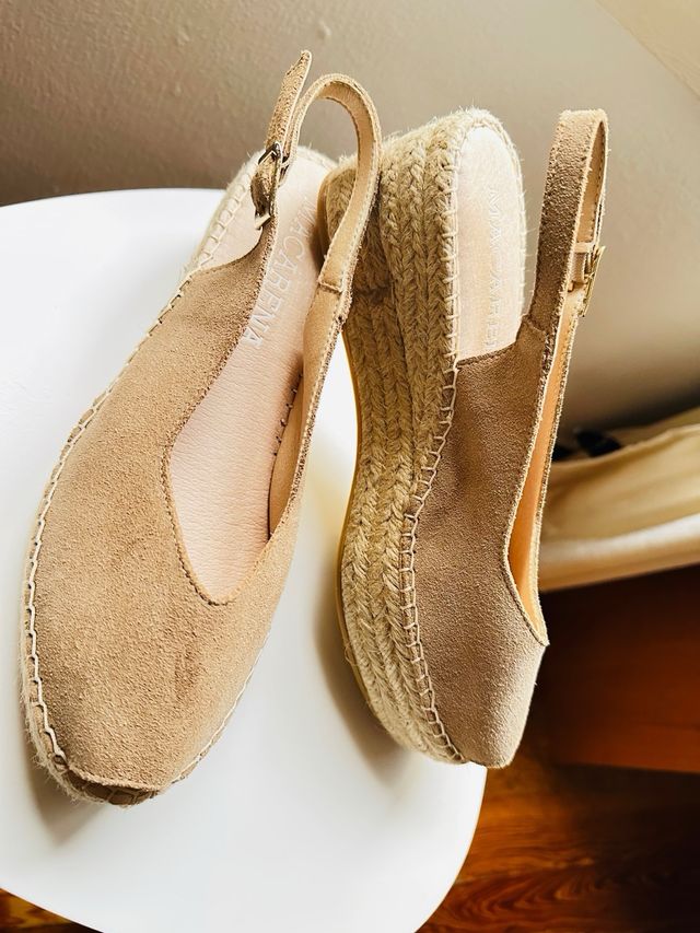 Sandalias Macarena Beige Talla 38