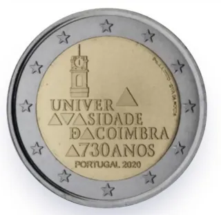 MONETA COMMEMORATIVI PORTOGHESE DA 2€ 2020 S/C