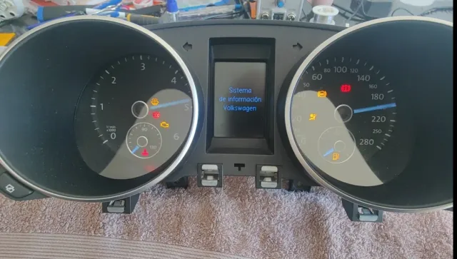 Cuadro instrumentos Golf MK6 Modificado.