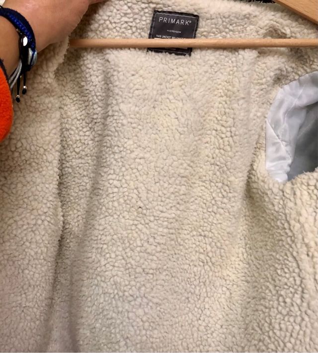 Cazadora vaquera forrada borreguillo