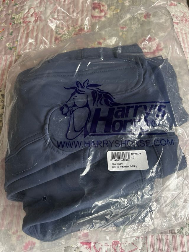 Pantalones Hípica Harry's Horse Azul Talla 40