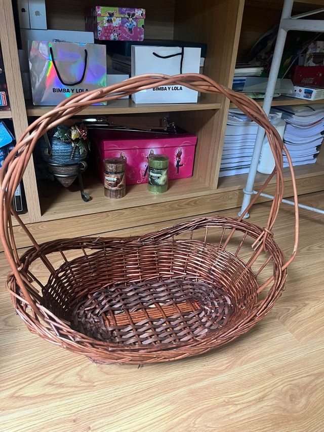 Cestas de mimbre para cestas navidad