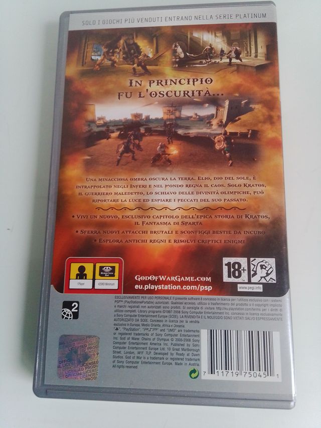 God of War: Chains of Olympus PSP