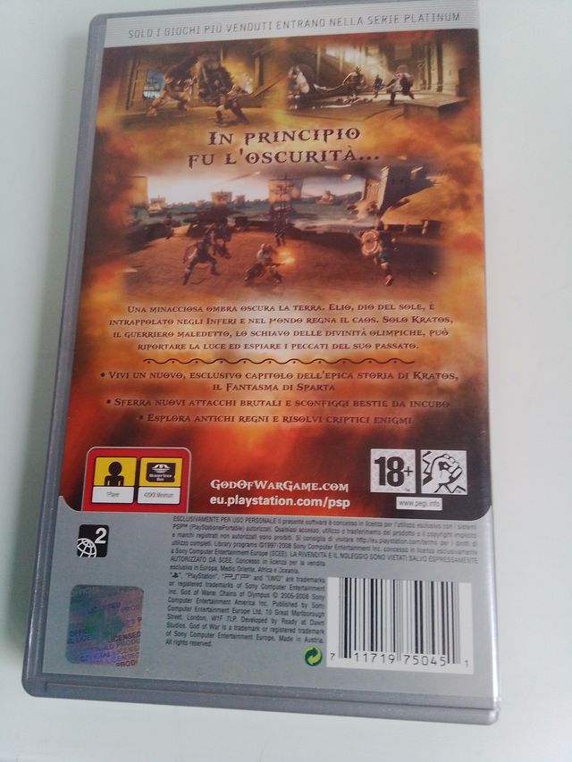 God of War: Chains of Olympus PSP