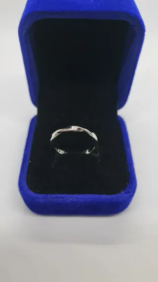 Anillo Plata de Ley 925 Ondulado