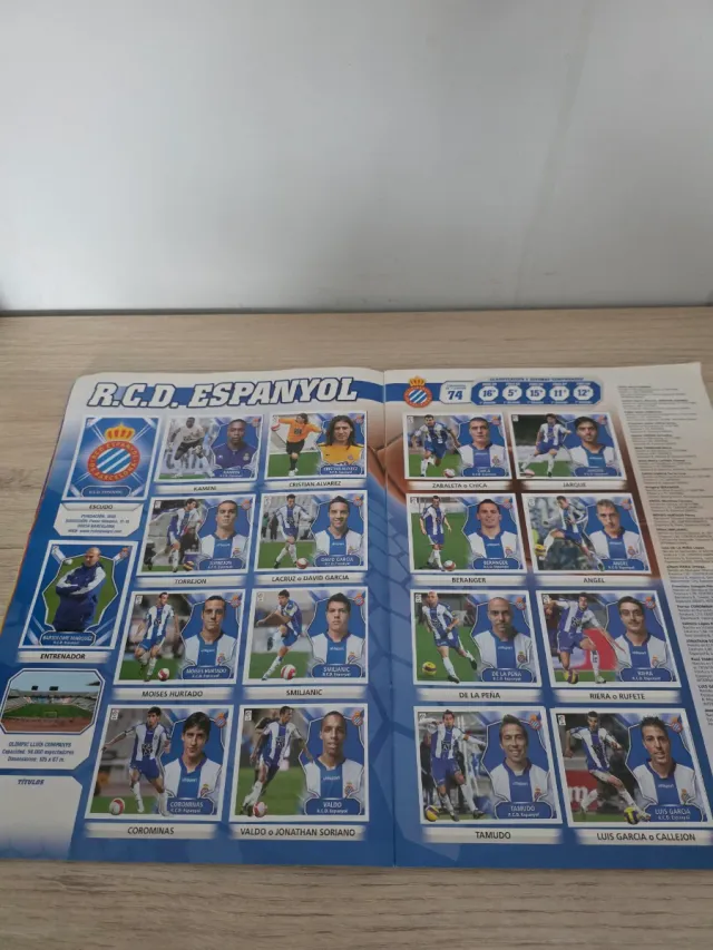 Álbum Cromos Liga BBVA 2008-2009