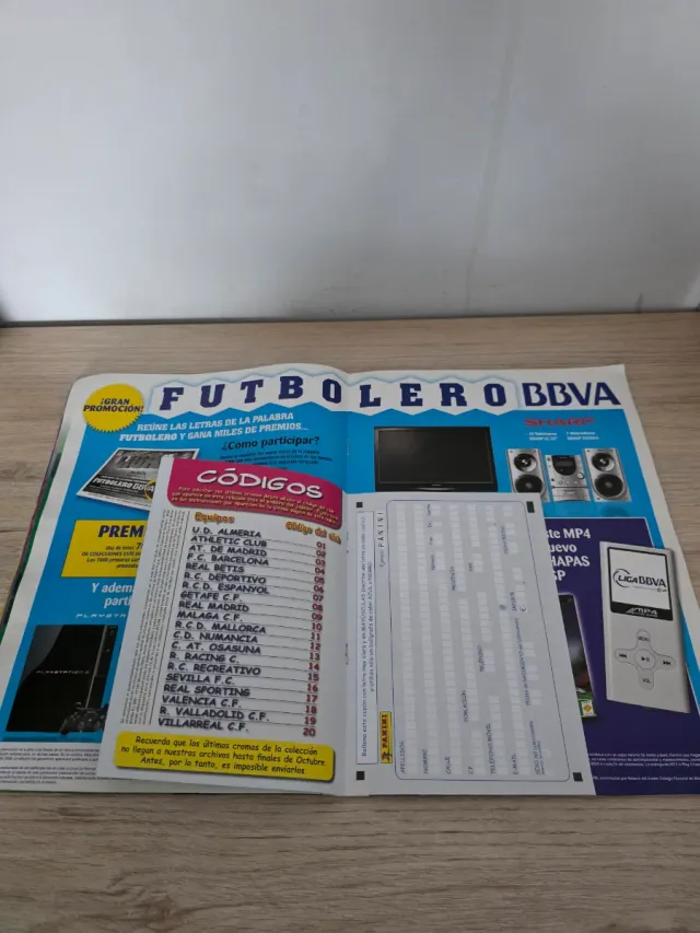 Álbum Cromos Liga BBVA 2008-2009