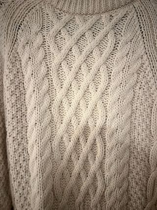 Jersey H&M punto trenzado Talla S