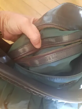 Bolso Bimba y Lola Gris y verde