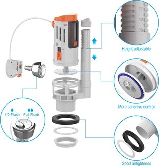 Mecanismo Cisterna Inodoro Universal Ajustable