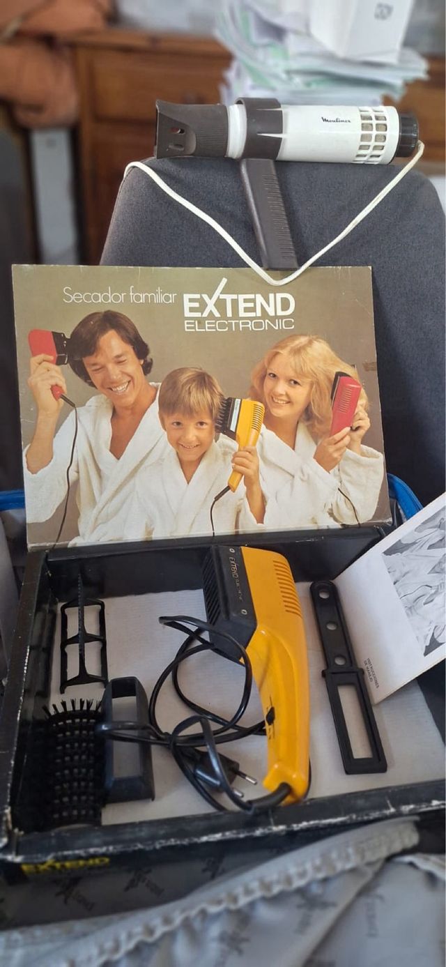 Secador de pelos de viaje vintage para toda la fam