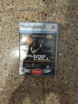 PS2 Splinter Cell Pandora Tomorrow Platinum