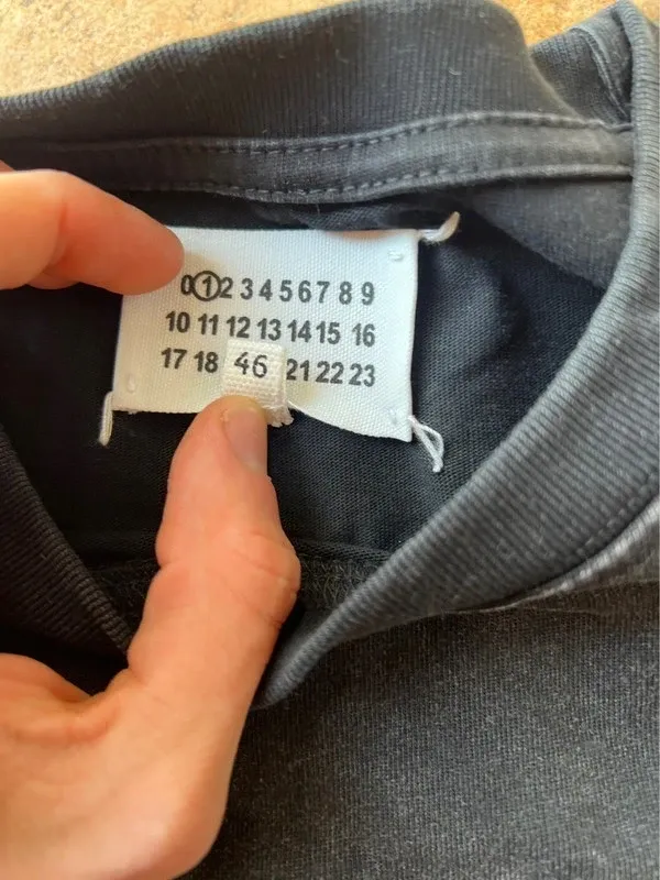 Maglietta Maison Margiela Upside Down Tg 46