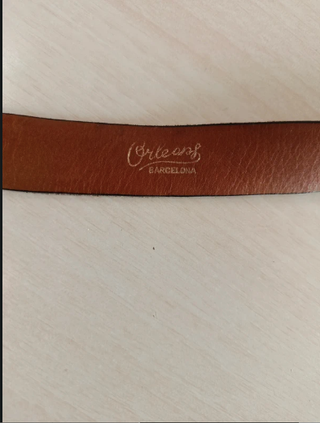 Cinturón marrón 95 cm