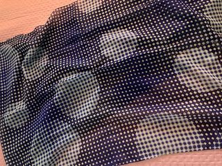 Sciarpa foulard donna blu e bianco