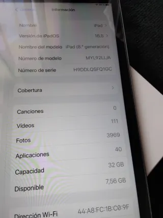 iPad 32GB Negro/Plata