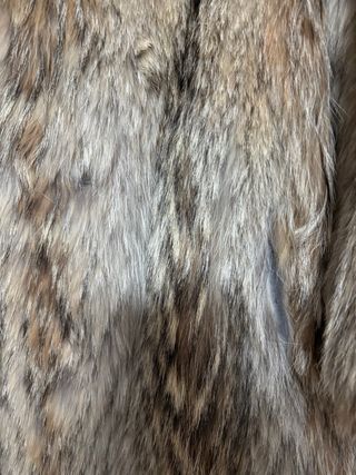 Abrigo largo piel zorro diseñador