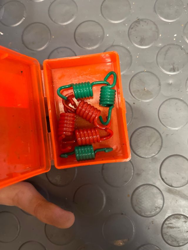 muelles embrague rojos y verdes malosi