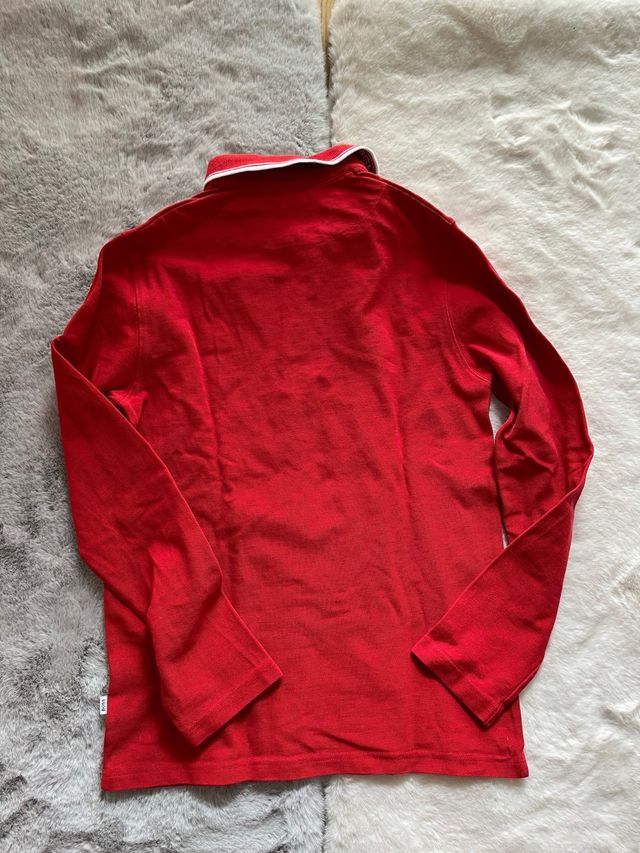 Polo Hugo Boss Rojo Niño