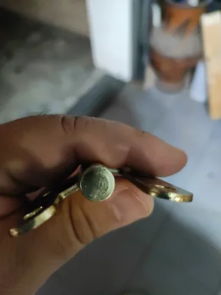 Bisagras de latón nuevas caja con 11 UD.o sueltas