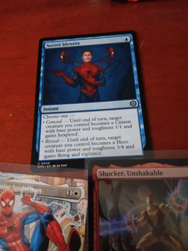 5 Cartas Magic Spiderman