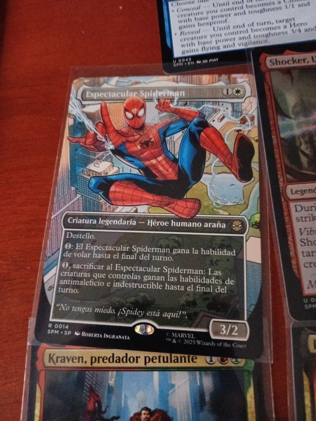 5 Cartas Magic Spiderman