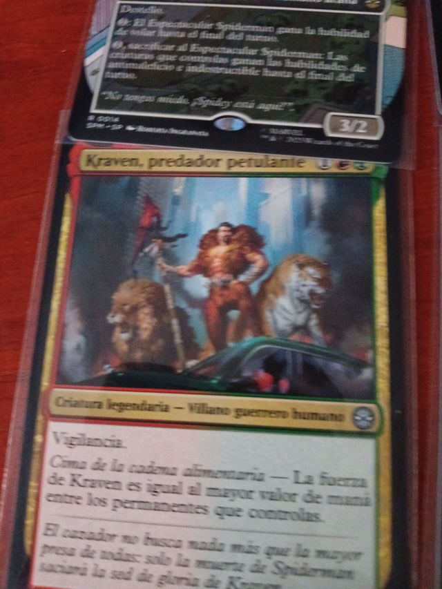 5 Cartas Magic Spiderman