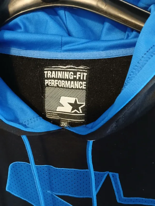 Felpa Starter XXXL Nera/Blu NFL