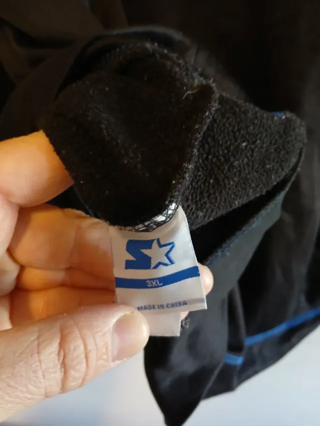 Felpa Starter XXXL Nera/Blu NFL