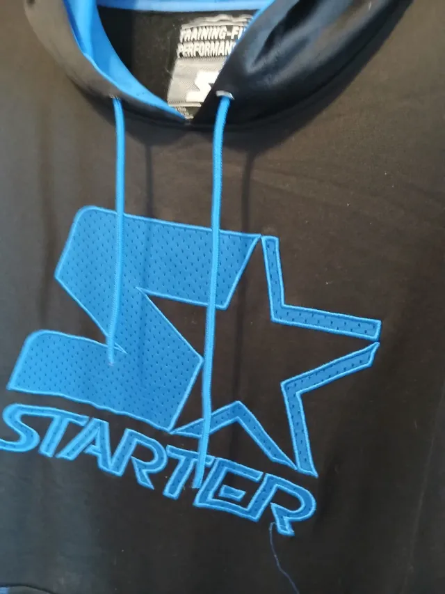 Felpa Starter XXXL Nera/Blu NFL