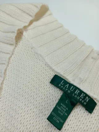 Jersey Ralph Lauren Blanco Talla L