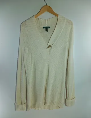 Jersey Ralph Lauren Blanco Talla L