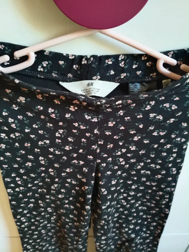 Leggings H&M florales 7-8 años