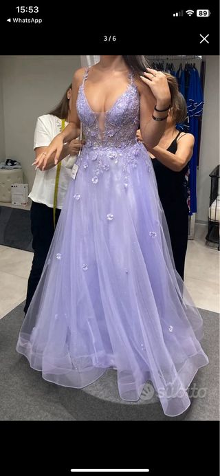 Abito da sera/diciottesimo lilla