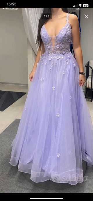 Abito da sera/diciottesimo lilla