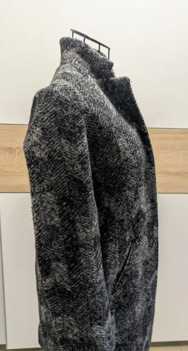 Cappotto Vertigo Fantasia Spigato,S lunghezza medi